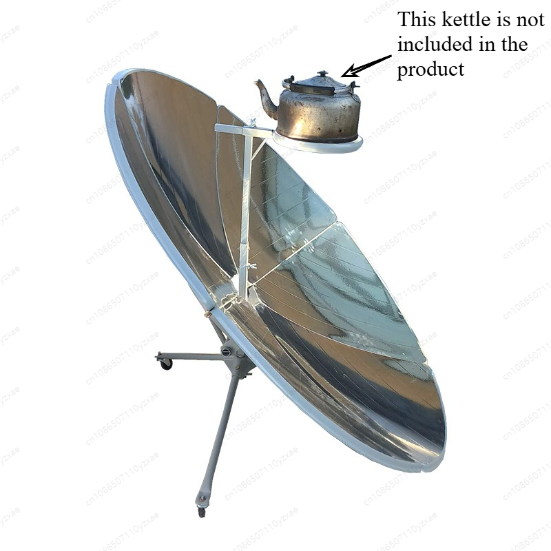 Solar Oven Camp - เตาพลังงานแสงอาทิตย์แบบพับได้ พกพาสะดวก - ขนาดกะทัดรัดสำหรับการตั้งแคมป์และเหตุฉุกเฉิน แผ่นสะท้อนแสงแบบพาราโบลาสำหรับการต้มเร็ว ไม่ต้องใช้เชื้อเพลิง