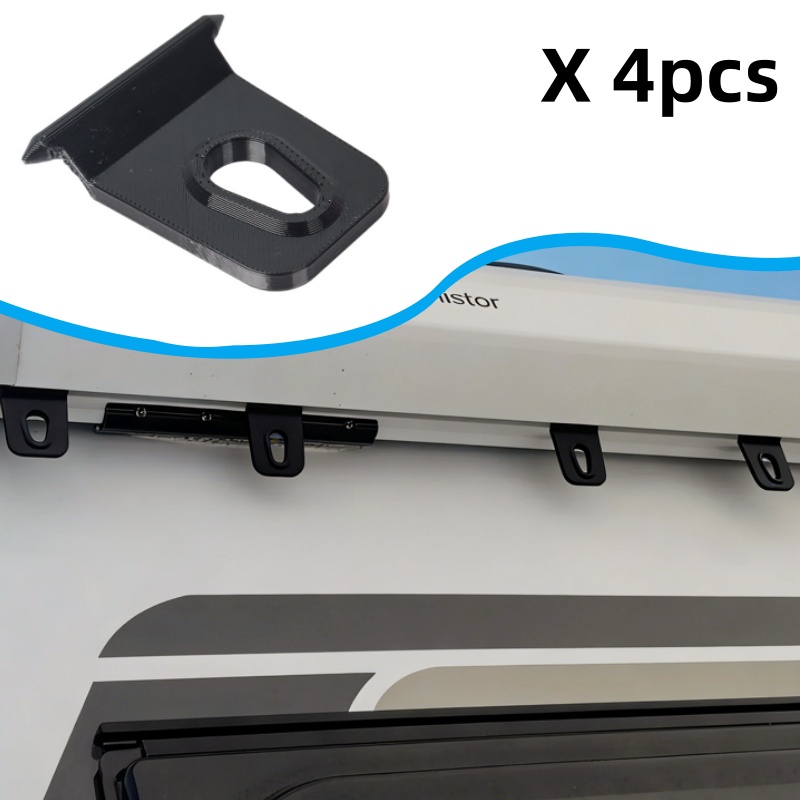 Camping Cooking Hanger - ตะขอเกี่ยวผ้าใบกันแดดกลางแจ้งสำหรับ Thule Omnistor ตะขอพลาสติกสำหรับตั้งแคมป์ RV รถบ้าน