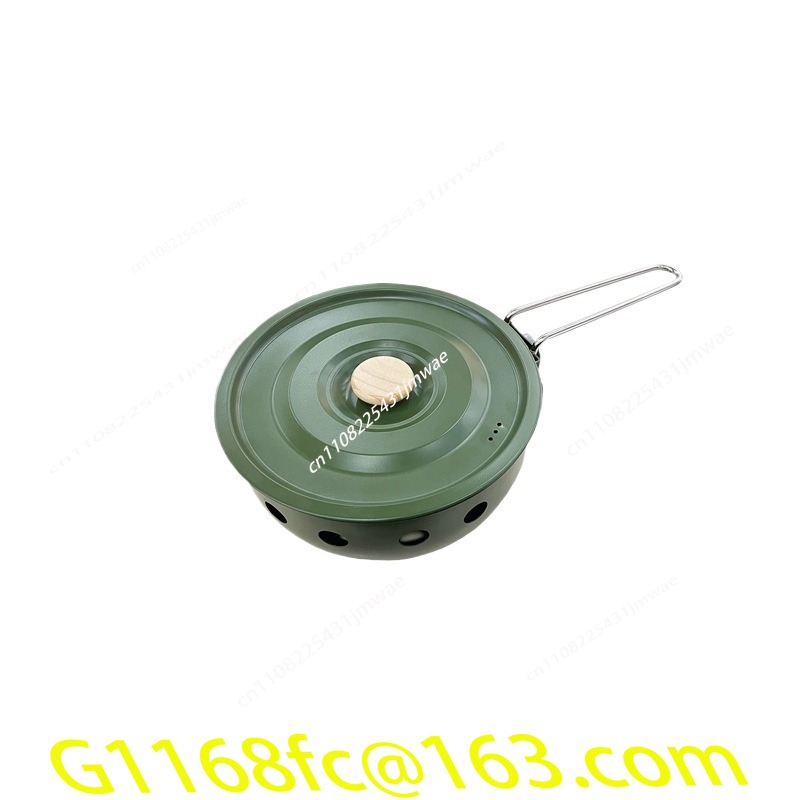Camping Cooking One Pot - เตาการ์ดพกพาสำหรับทำอาหาร ผัด ต้ม แคมป์ปิ้ง ปิกนิก หม้ออเนกประสงค์สำหรับกิจกรรมกลางแจ้งแบบออลอินวัน