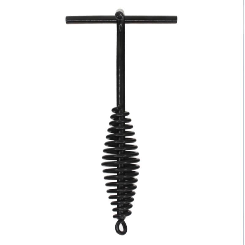 Camp Dutch Oven Cast - 1PC เหล็กหล่อ Camp ภาษาดัชคําเตาอบฝาปิด Lifter เกลียว