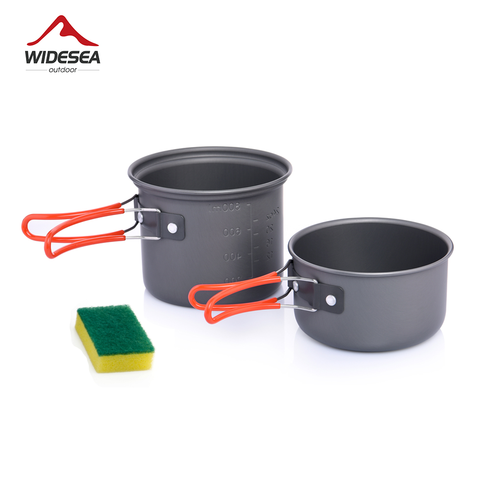 Camping Cooking And Eating Set - Widesea Camping Tablewareกลางแจ้งทำอาหารชุดเครื่องครัวTravel Tableware Pincinเดินป่าทำอาหารช้อนส้อม