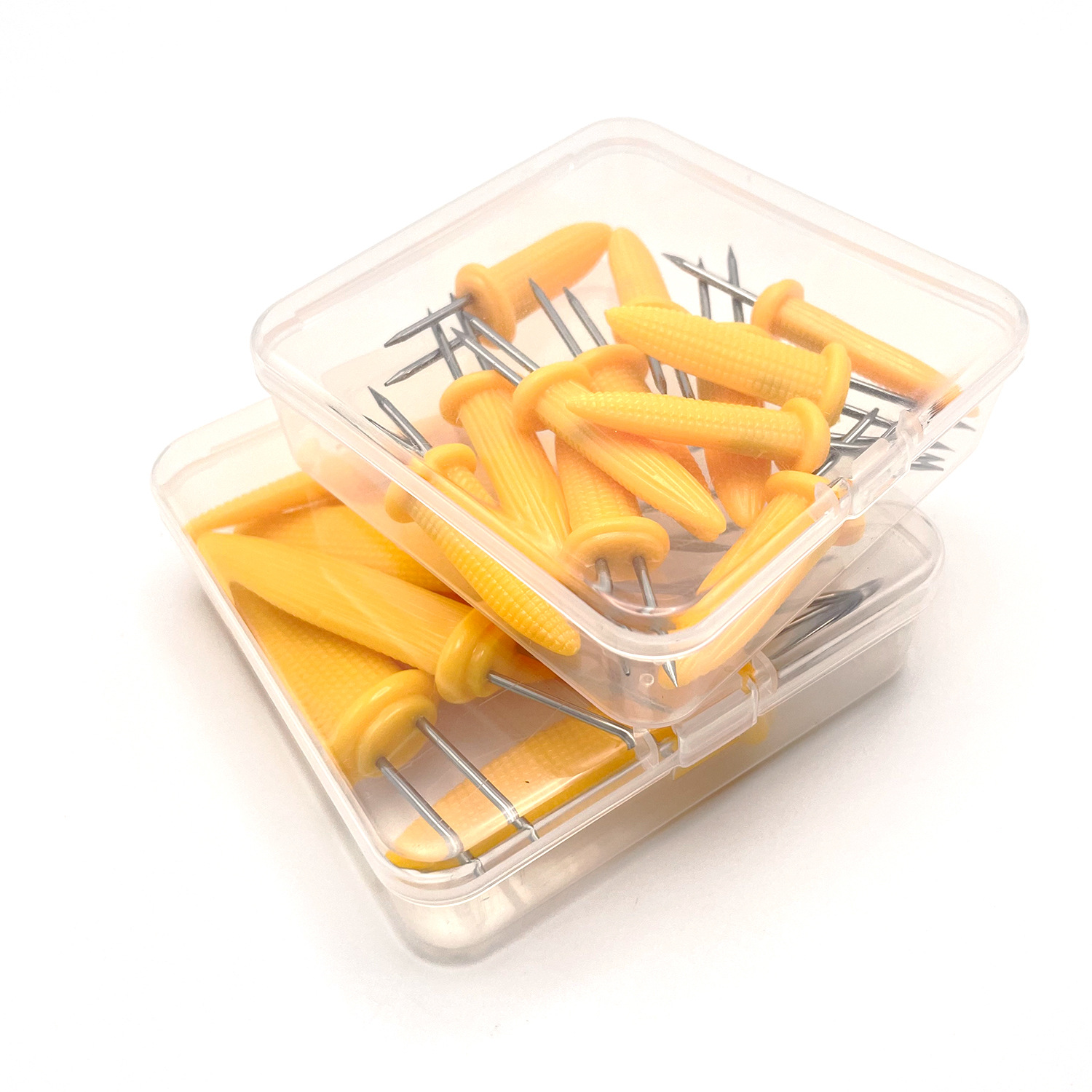 Camping Cooking Box - อุปกรณ์ทำอาหารปิกนิกบาร์บีคิวผลไม้แคมป์ปิ้งบาร์บีคิว12/8ชิ้นพร้อมกล่องส้อมข้าวโพด