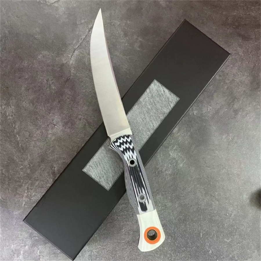 Camping Cooking Knife - มีดตรง BM 15500 Hunt Meatcrafter สำหรับเอาตัวรอดในป่า