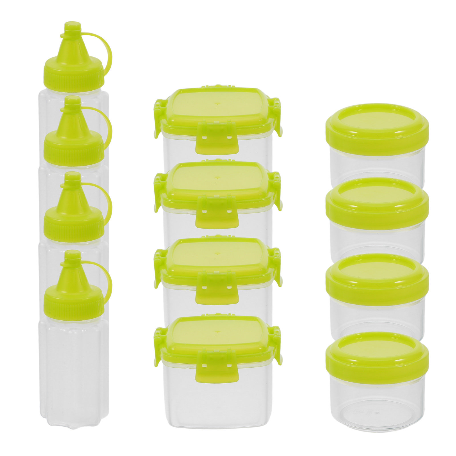 Camping Cooking Box - กล่องใส่เครื่องปรุงขนาดเล็กแบบพกพา 12 ชิ้น สำหรับตั้งแคมป์ บาร์บีคิว ปิกนิก