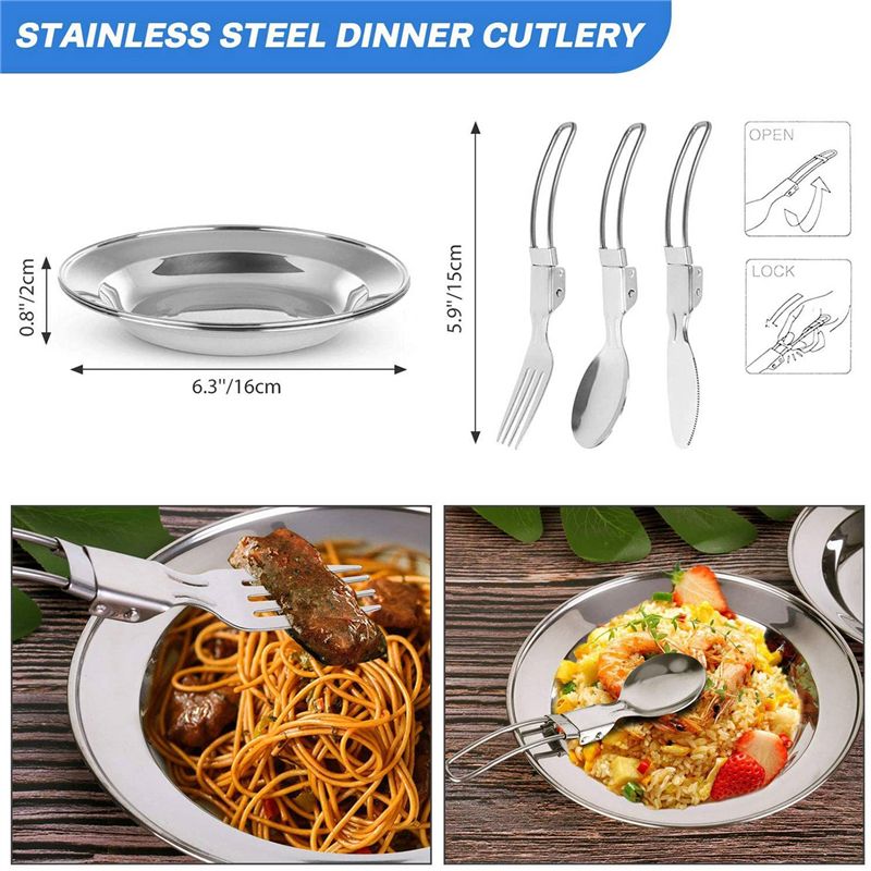 【ผู้ซื้อ】ชุดเครื่องครัวสำหรับต - Camping Cooking Pot Set บทวิจารณ์และราคา