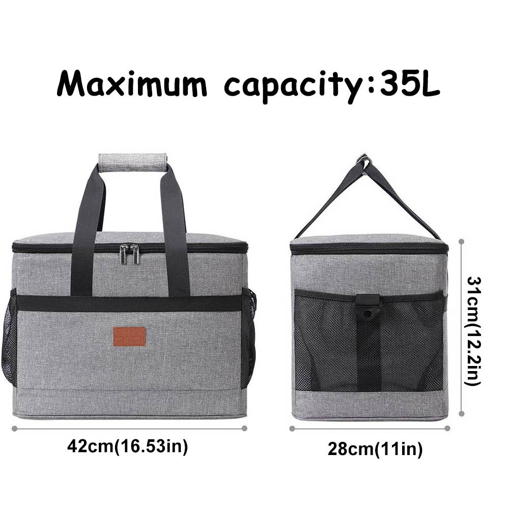 35L ขนาดใหญ่ความจุพับ Cooler B - Camping Cooking Box บทวิจารณ์และราคา