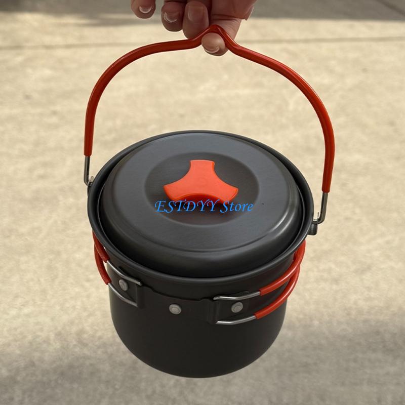 G6DE กาต้มน้ำแคมป์แข็ง 1.4 ลิต - Camping Cooking Pot Large บทวิจารณ์และราคา