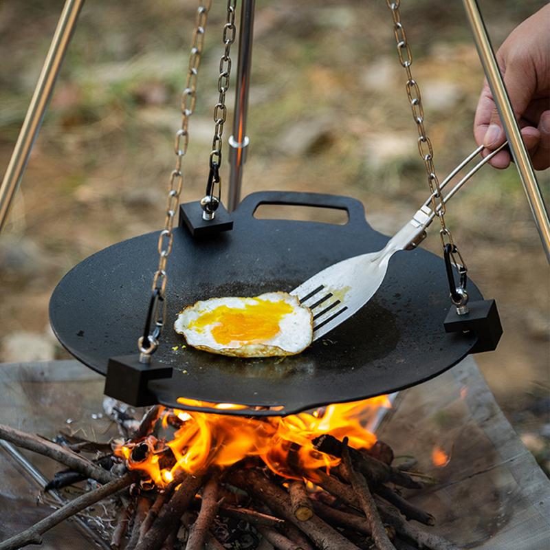 แคมป์ไฟกลางแจ้งขาตั้งกล้องแบบพ - Camping Cooking One Pot บทวิจารณ์และราคา
