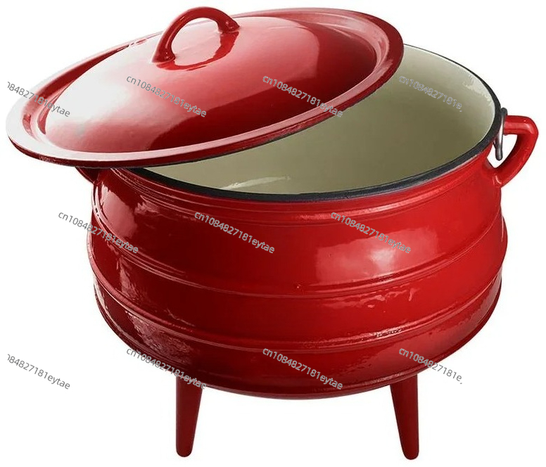 หม้อเหล็กหล่อเคลือบแบบใหม่สำหร - Camp Dutch Oven Cast บทวิจารณ์และราคา