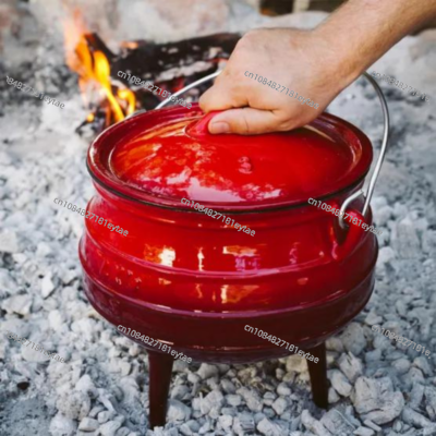 หม้อเหล็กหล่อเคลือบแบบใหม่สำหร - Camp Dutch Oven Cast บทวิจารณ์และราคา