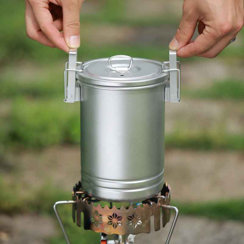 หม้ออบไอน้ำสำหรับทำอาหารกลางแจ - Camping Cooking One Pot บทวิจารณ์และราคา