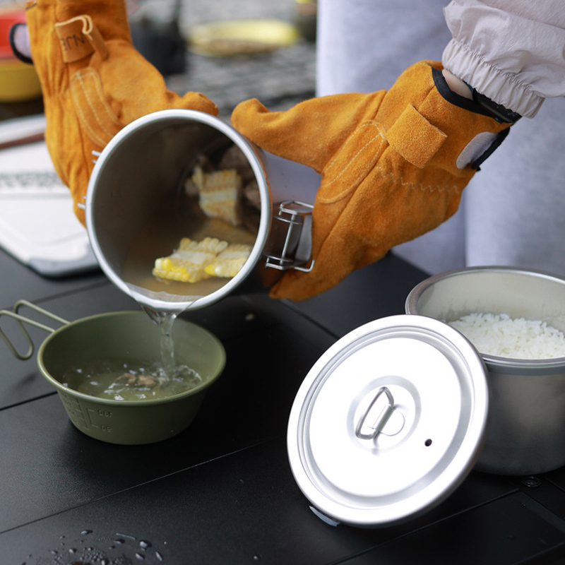 หม้ออบไอน้ำสำหรับทำอาหารกลางแจ - Camping Cooking One Pot บทวิจารณ์และราคา