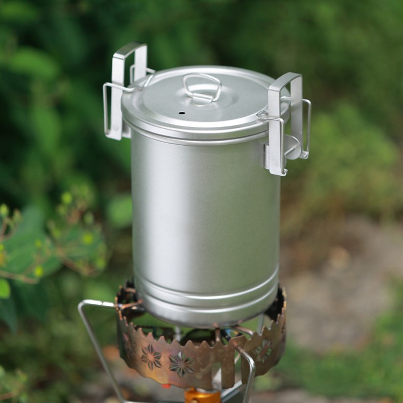 หม้ออบไอน้ำสำหรับทำอาหารกลางแจ - Camping Cooking One Pot บทวิจารณ์และราคา