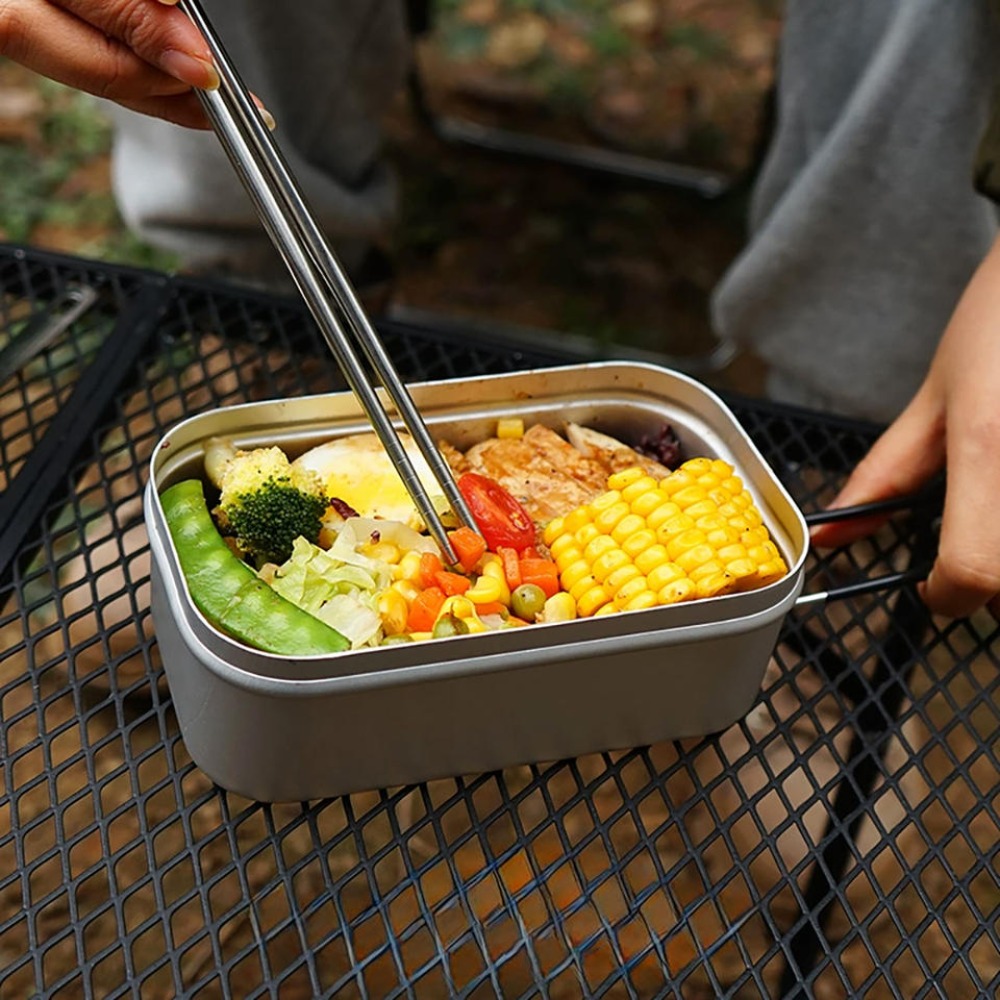 ชุดอุปกรณ์บนโต๊ะอาหารน้ำหนักเบ - Camping Cooking Box บทวิจารณ์และราคา