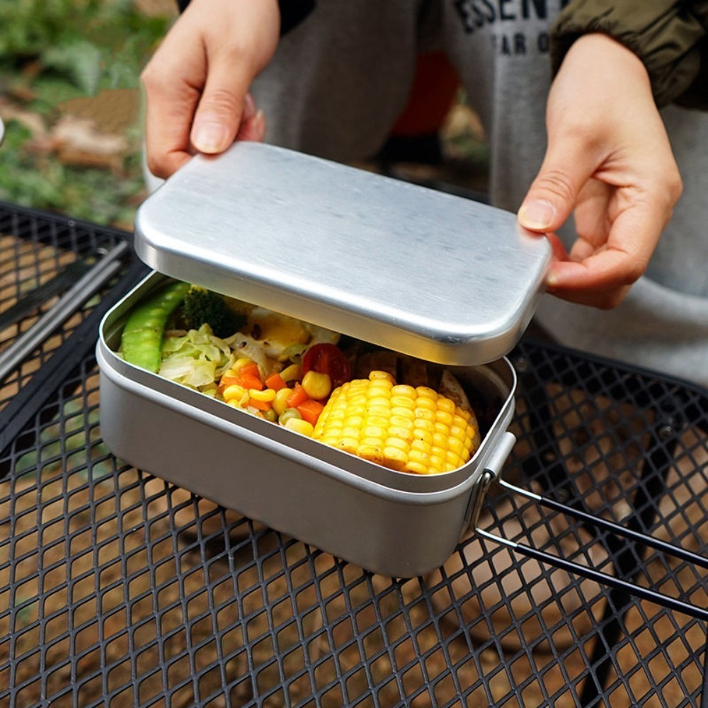 ชุดอุปกรณ์บนโต๊ะอาหารน้ำหนักเบ - Camping Cooking Box บทวิจารณ์และราคา