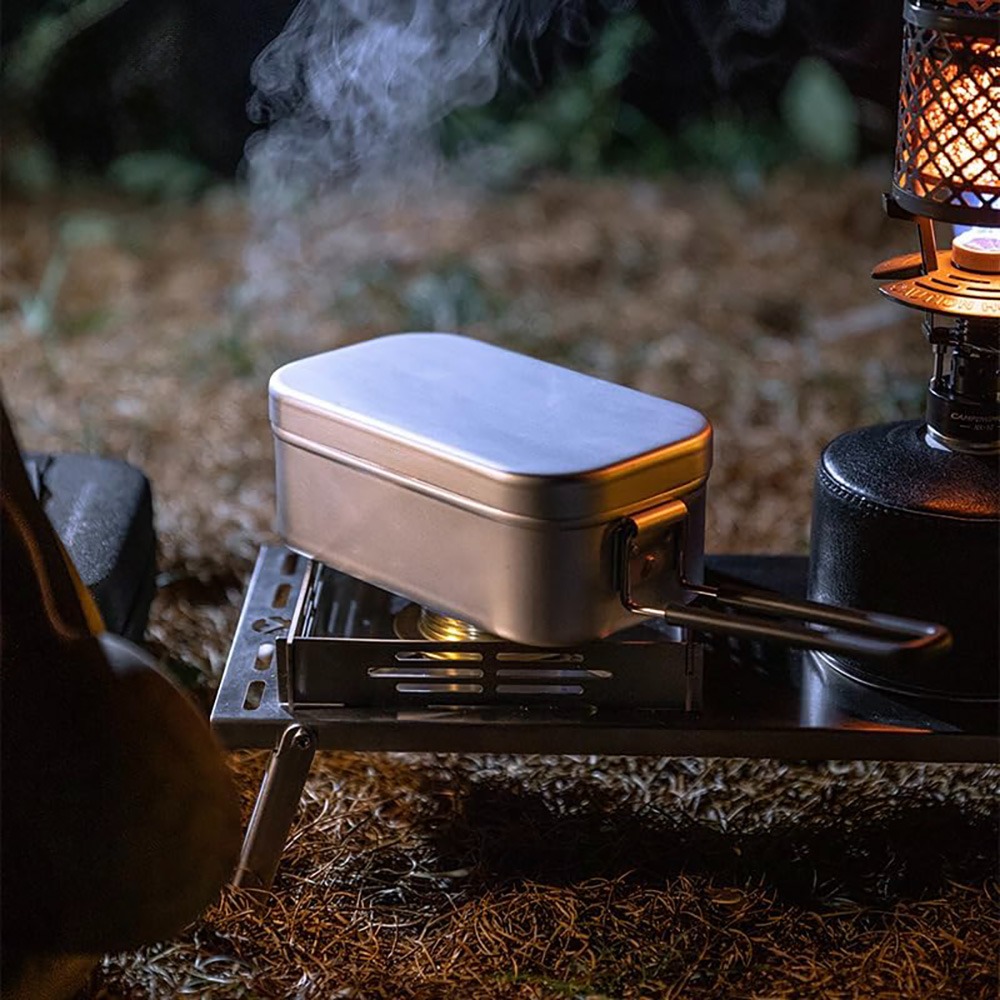 ชุดอุปกรณ์บนโต๊ะอาหารน้ำหนักเบ - Camping Cooking Box บทวิจารณ์และราคา