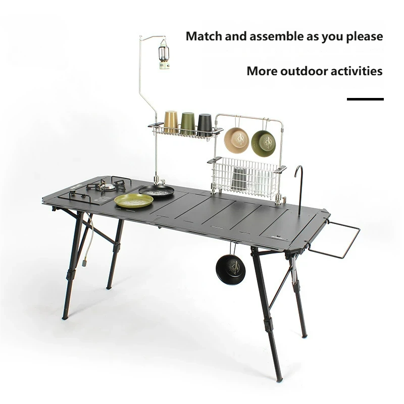 โต๊ะพับอลูมิเนียมอัลลอยแบบพกพา - Camping Cooking Bbq บทวิจารณ์และราคา