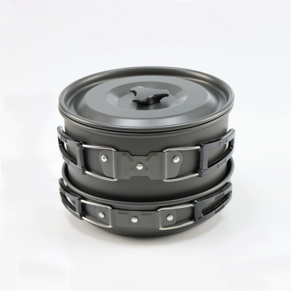 ชุดเครื่องครัวแคมป์ปิ้งอลูมิเน - Camping Cooking Pot Large บทวิจารณ์และราคา