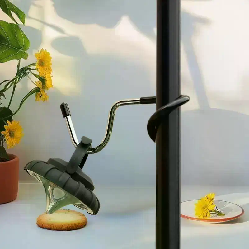 ตะขอแขวนโคมไฟสแตนเลสแบบพกพา สำ - Camping Cooking Hanger บทวิจารณ์และราคา