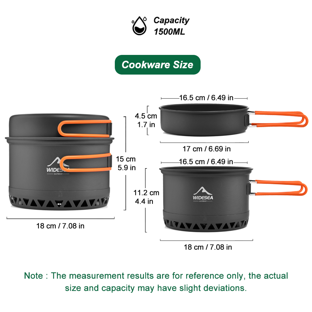 Camping Tableware ชุดเครื่องคร - Camping Cooking Pot Set บทวิจารณ์และราคา