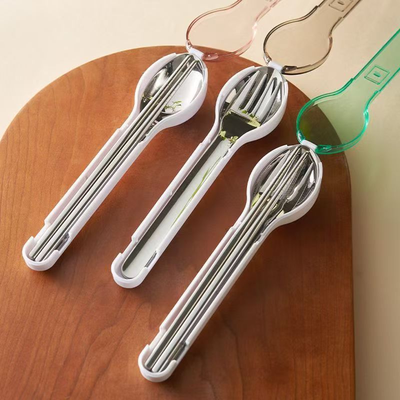 ชุดช้อนส้อมพกพาพร้อมกล่องเก็บข - Camping Cooking Knife บทวิจารณ์และราคา
