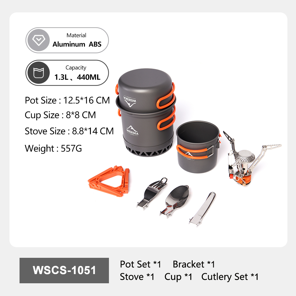ชุดเครื่องครัวพกพาสำหรับตั้งแค - Camping Cooking And Eating Set บทวิจารณ์และราคา