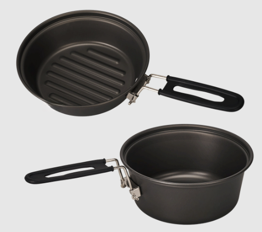 ชุดเครื่องครัวแคมป์ปิ้งอลูมิเน - Camping Cooking Pot Set บทวิจารณ์และราคา
