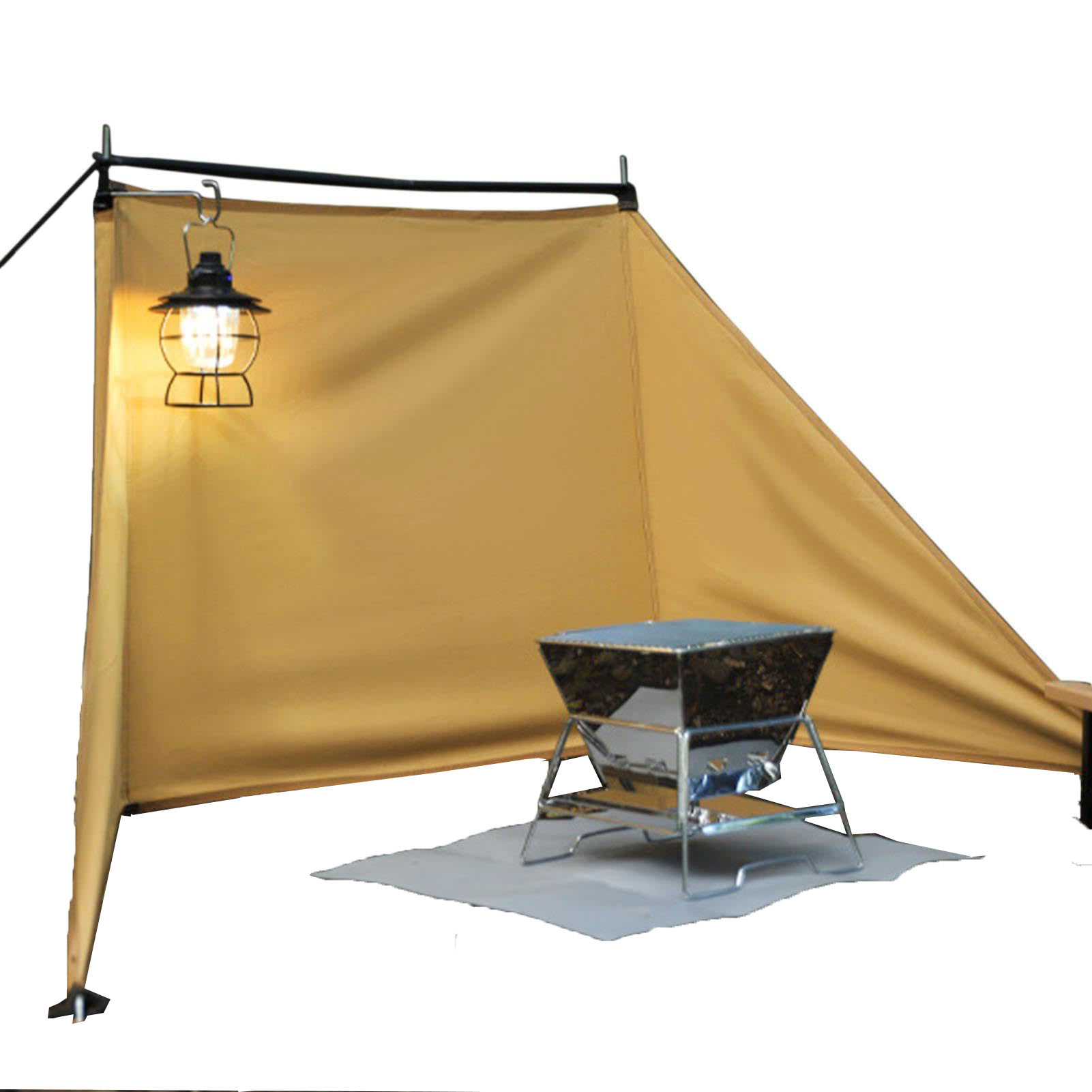 แผ่นบังลมสำหรับทำอาหารแบบพับได - Camping Cooking Wind Blocker บทวิจารณ์และราคา