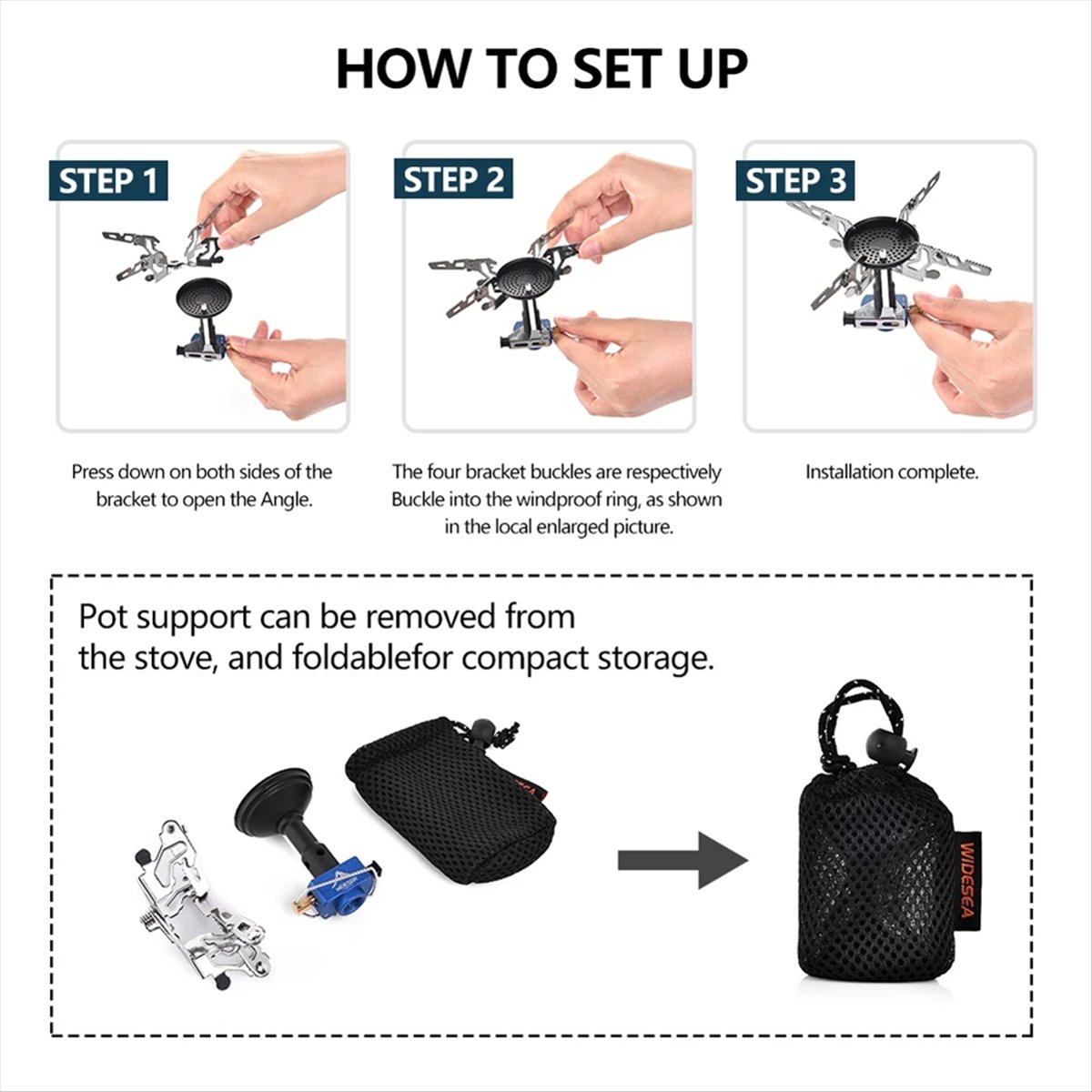 เตาแก๊สปิกนิกกลางแจ้ง ABJV 330 - Cooking On Camping Stove บทวิจารณ์และราคา