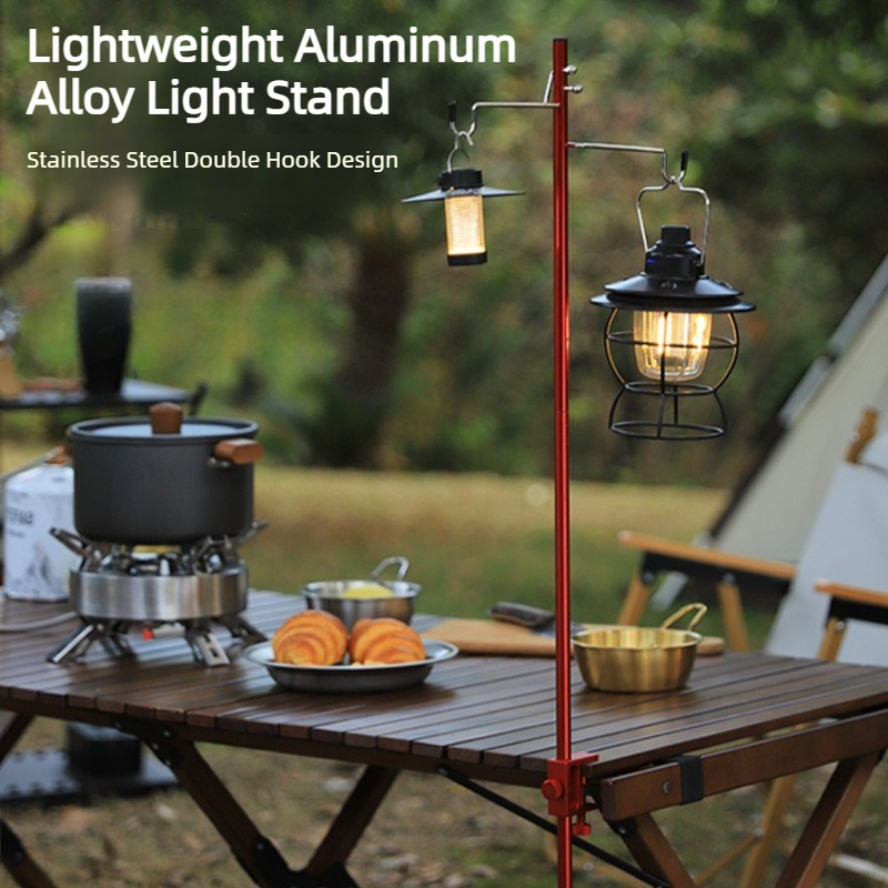 ขาตั้งโคมไฟพับได้แบบพกพาสำหรับ - Camping Cooking Hanger บทวิจารณ์และราคา