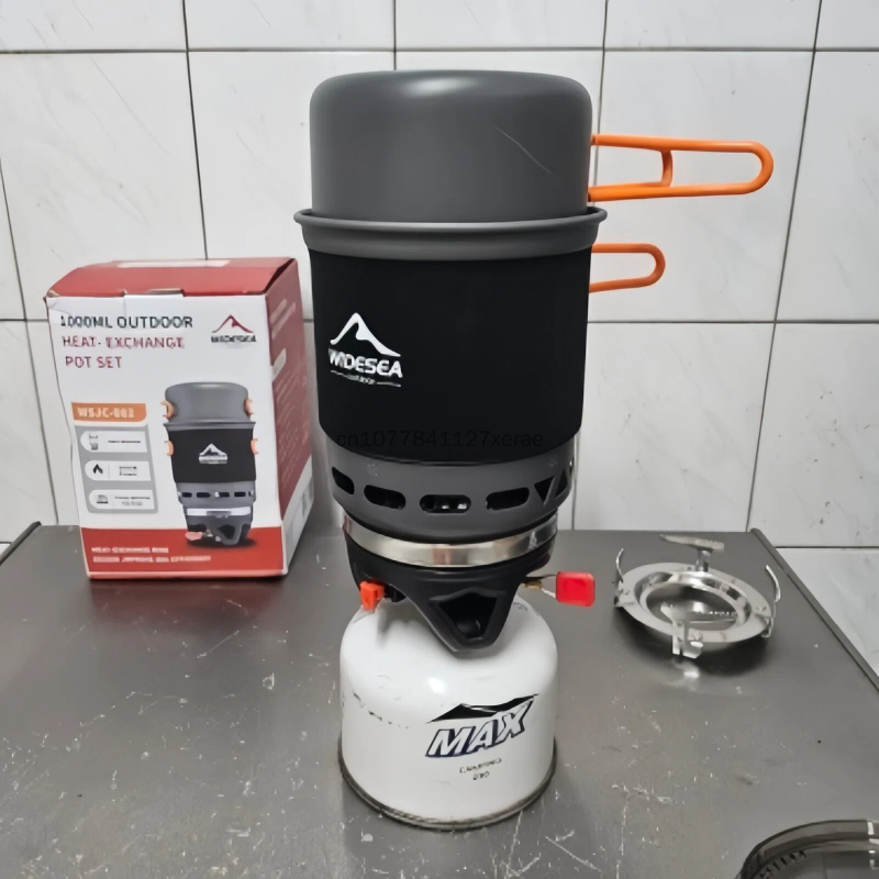 ระบบทำอาหารสำหรับตั้งแคมป์พร้อ - Camping Cooking Pot Set บทวิจารณ์และราคา