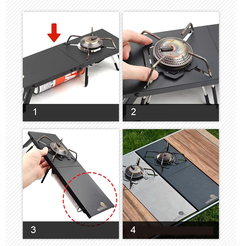 เตาแมงมุมสำหรับตั้งแคมป์ ST-34 - Cooking On Camping Stove บทวิจารณ์และราคา