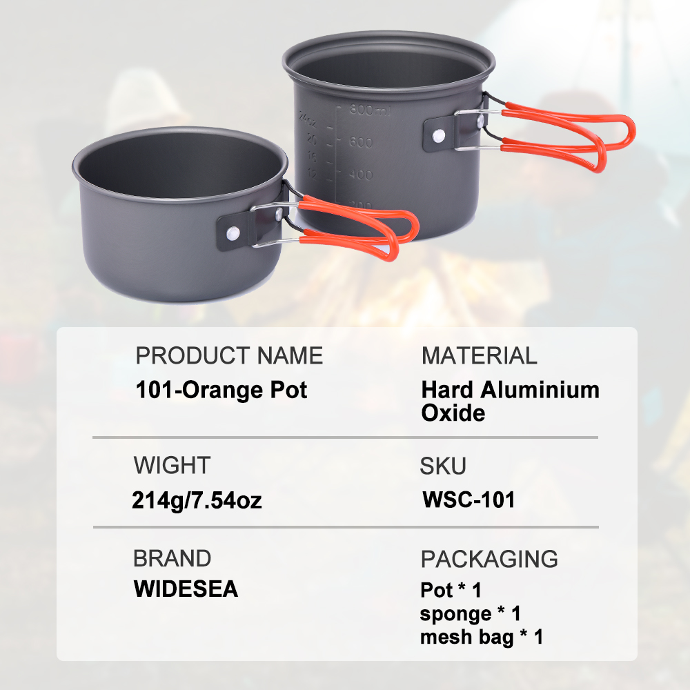 Widesea Camping Tablewareกลางแ - Camping Cooking And Eating Set บทวิจารณ์และราคา