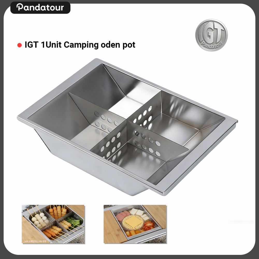 หม้อต้มแคมป์ปิ้ง Pandatour IGT - Camping Cooking Pot Large บทวิจารณ์และราคา