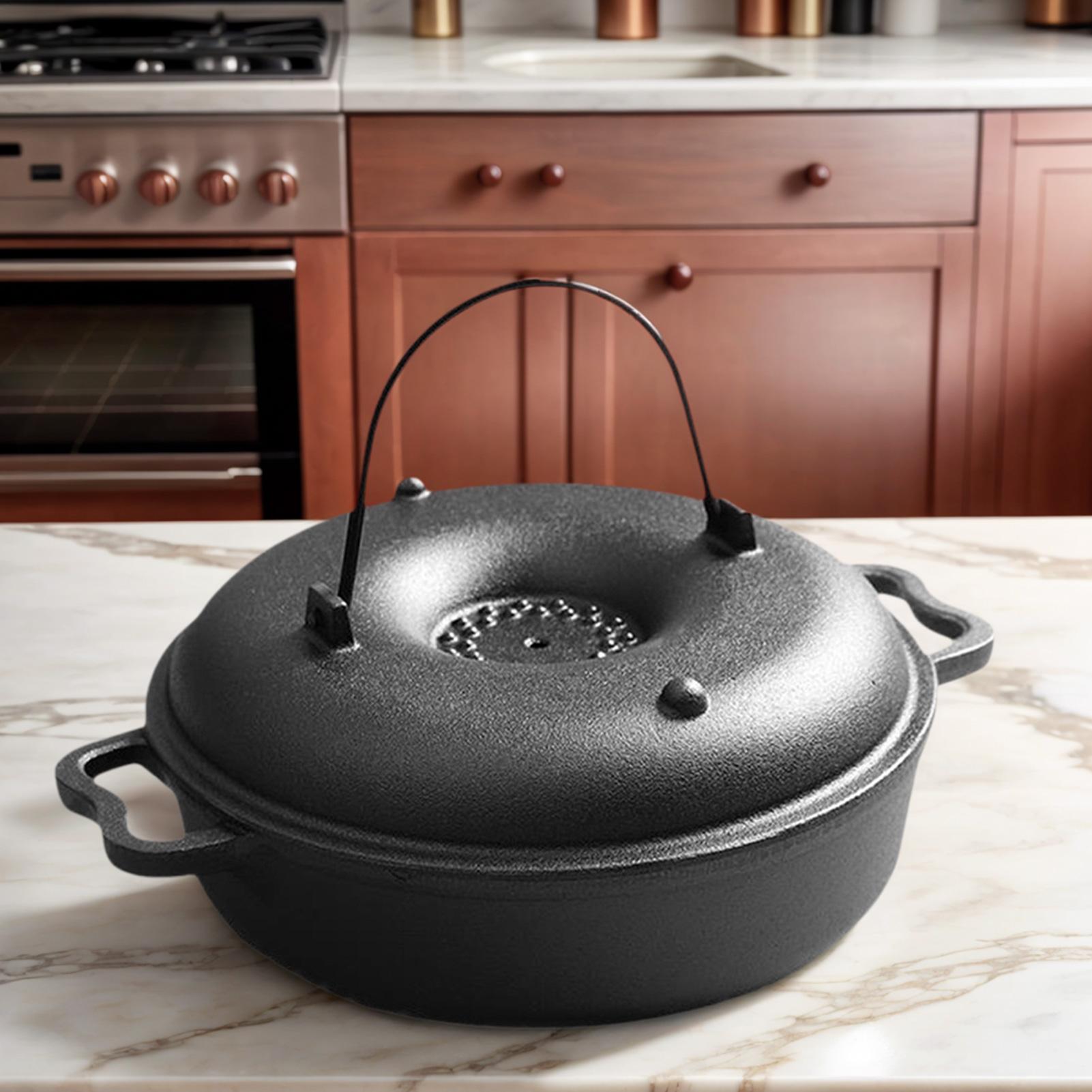 หม้อเหล็กหล่อสำหรับทำอาหาร ทนท - Camp Dutch Oven Cast บทวิจารณ์และราคา