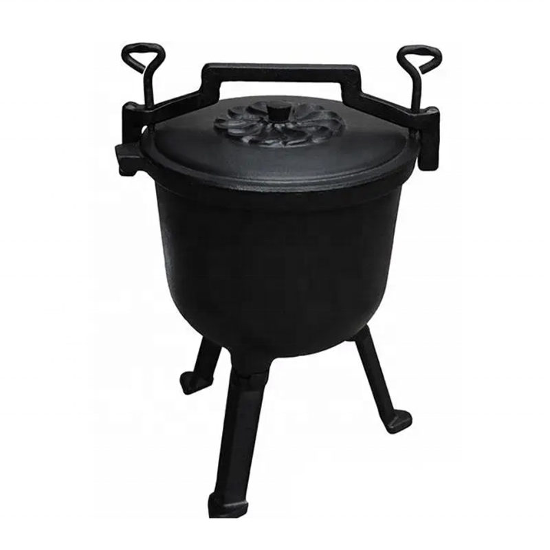 หม้อเหล็กหล่อ 4 ลิตร ทนทาน สำห - Camp Dutch Oven Cast บทวิจารณ์และราคา