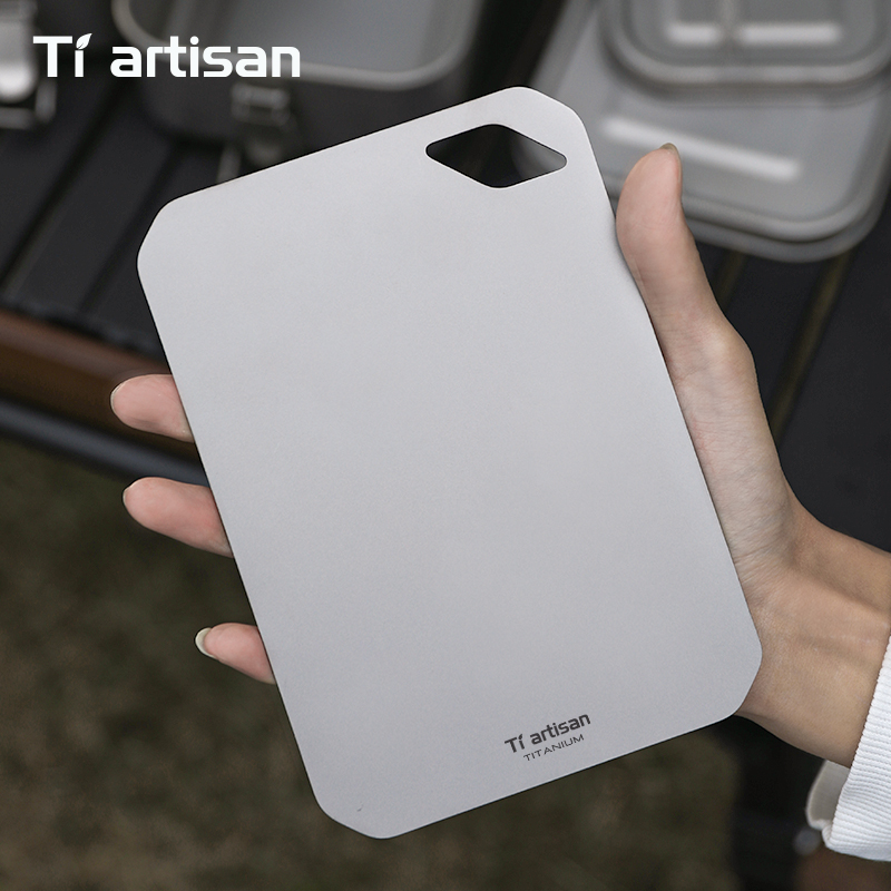 ที่ตัดอาหารไทเทเนียมแท้ Tiarti - Camping Cooking Food บทวิจารณ์และราคา