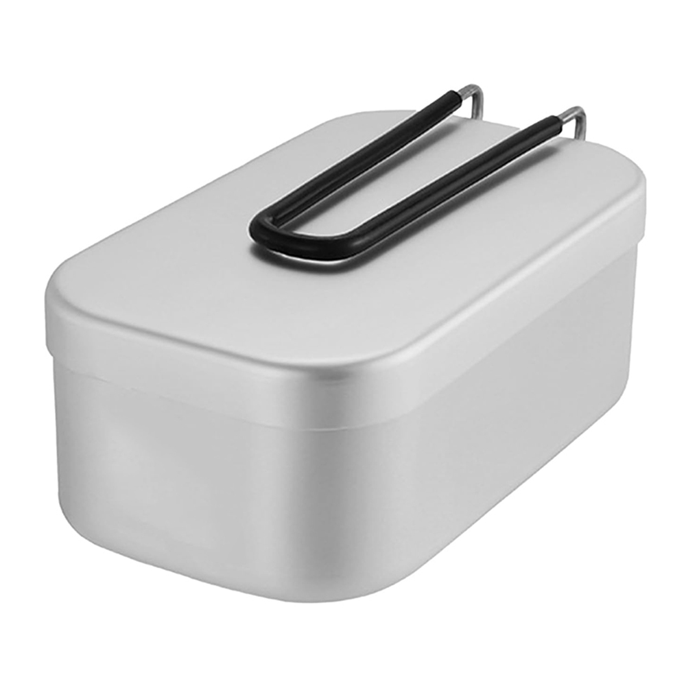 800ML อลูมิเนียมกล่องอาหารกลาง - Camping Cooking Food บทวิจารณ์และราคา