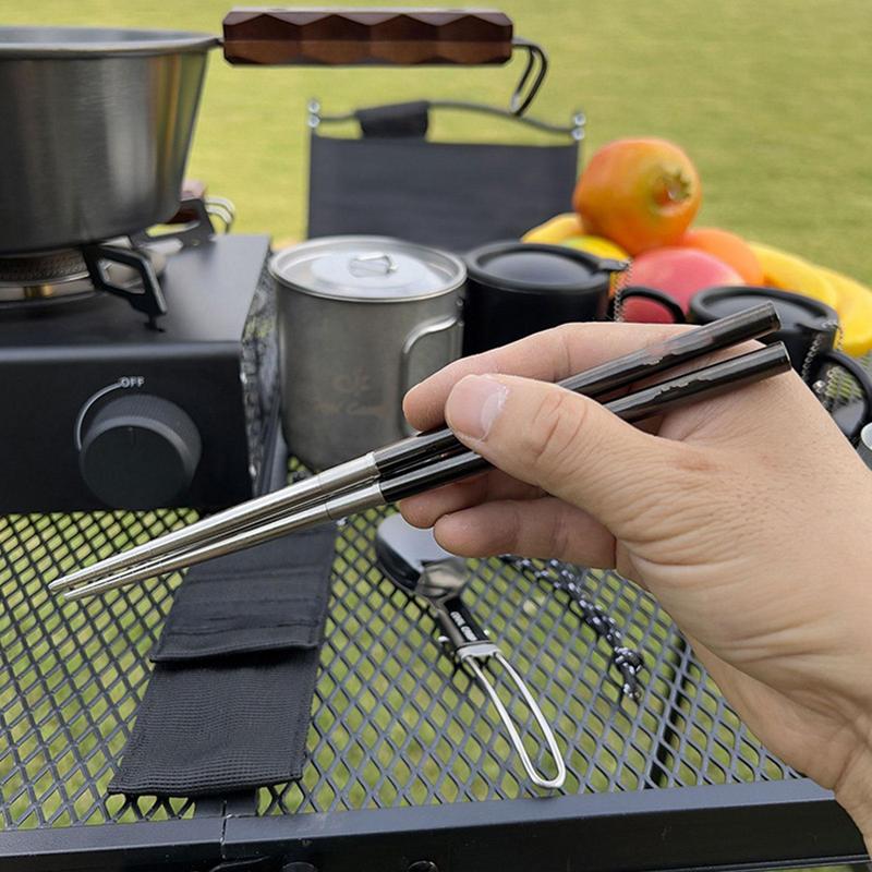 ช้อนตะเกียบพับได้ Travel Campi - Camping Cooking And Eating Set บทวิจารณ์และราคา