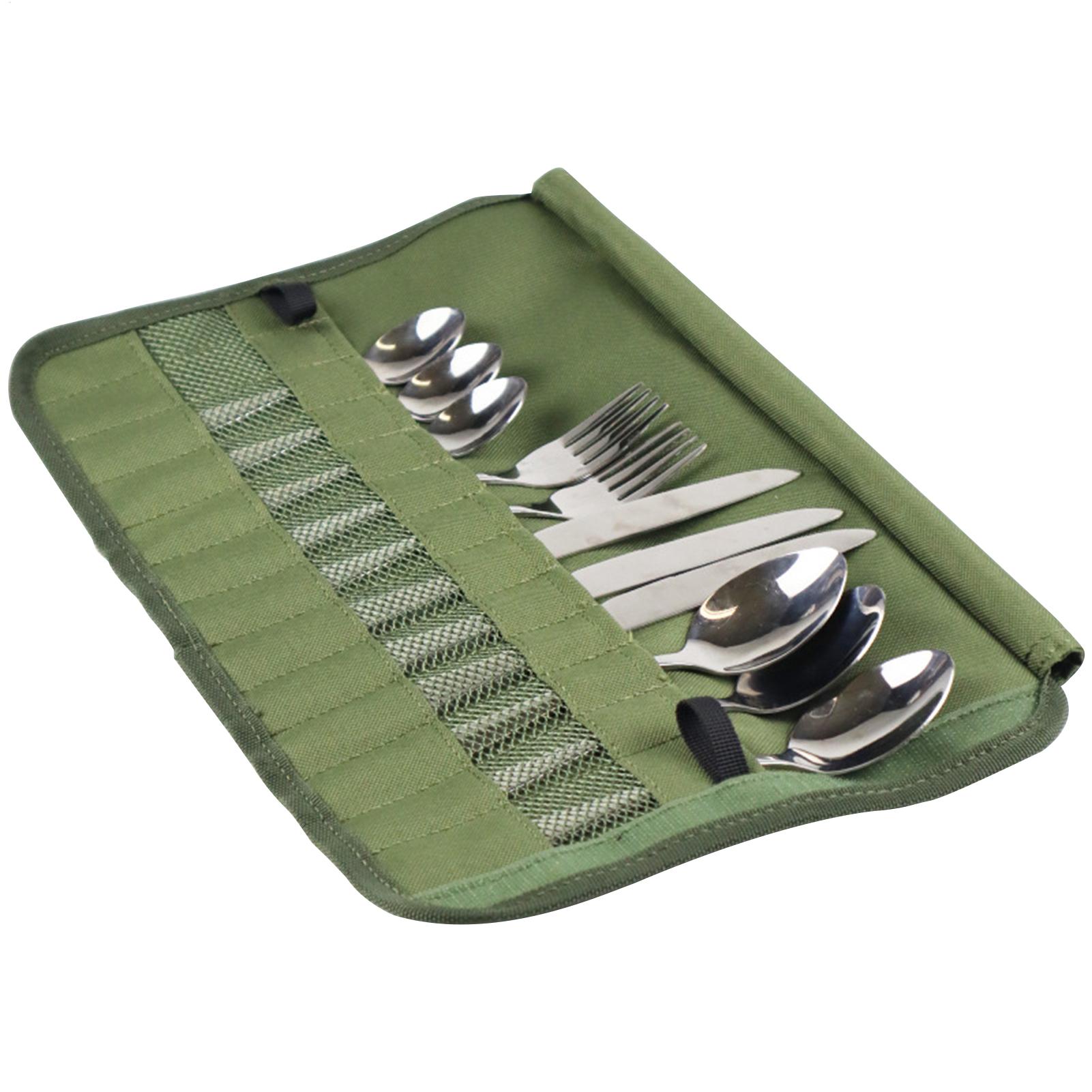 กระเป๋าเก็บอุปกรณ์ทำครัว กระเป - Camping Cooking Utensil Roll บทวิจารณ์และราคา