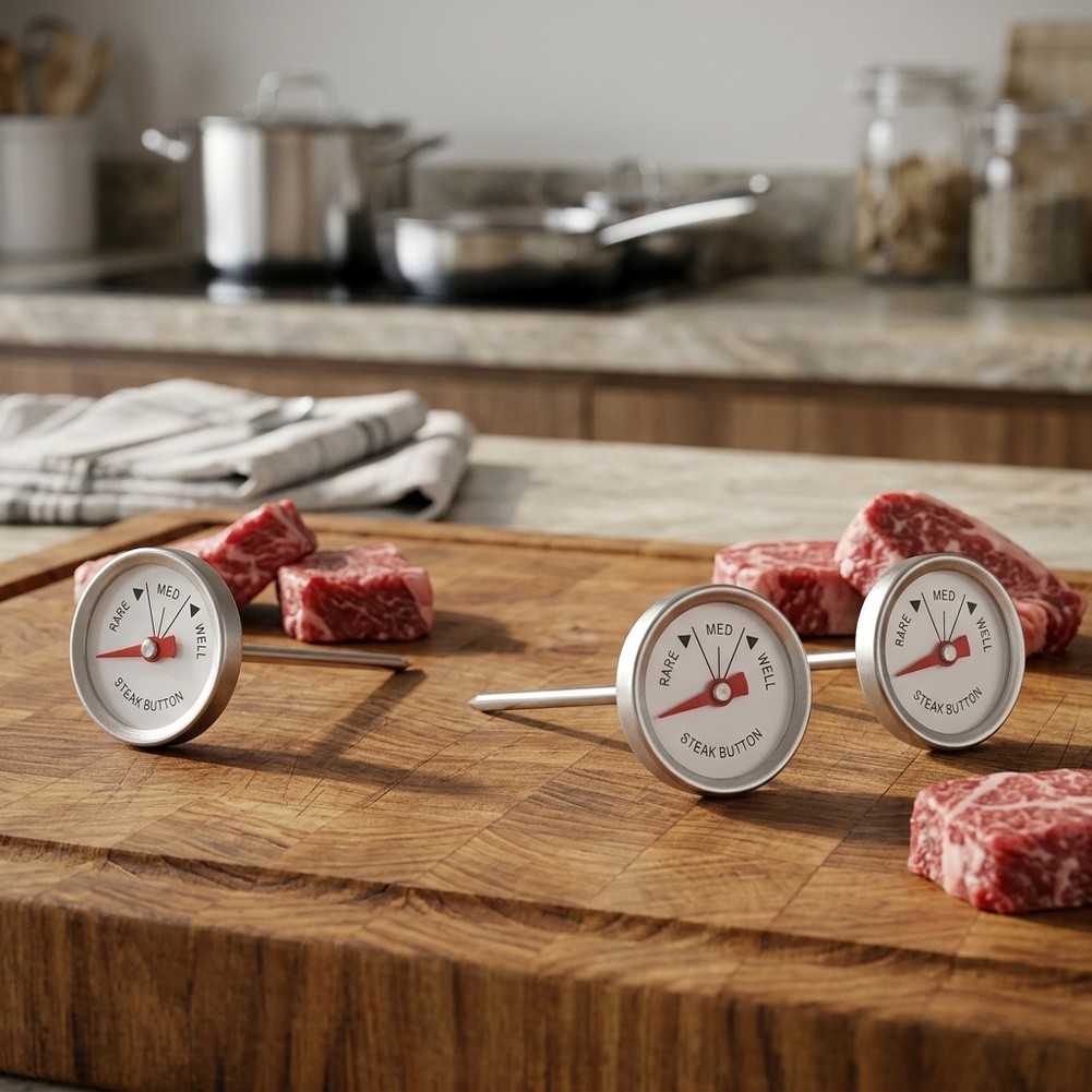 ชุดเทอร์โมมิเตอร์วัดอุณหภูมิเน - Meat Thermometer Camp บทวิจารณ์และราคา