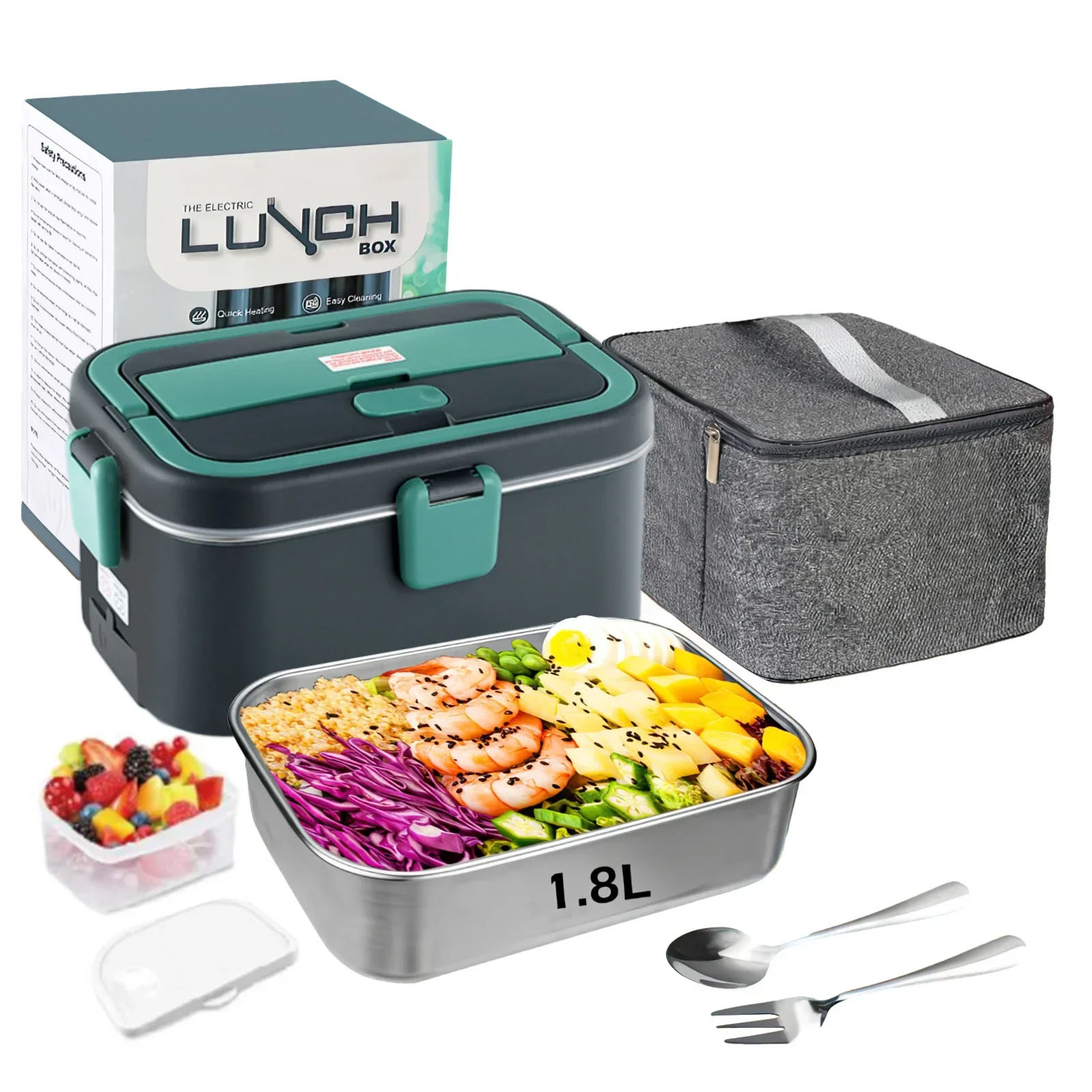 กล่องอาหารกลางวันไฟฟ้าอุ่นอาหา - Camping Cooking Food บทวิจารณ์และราคา