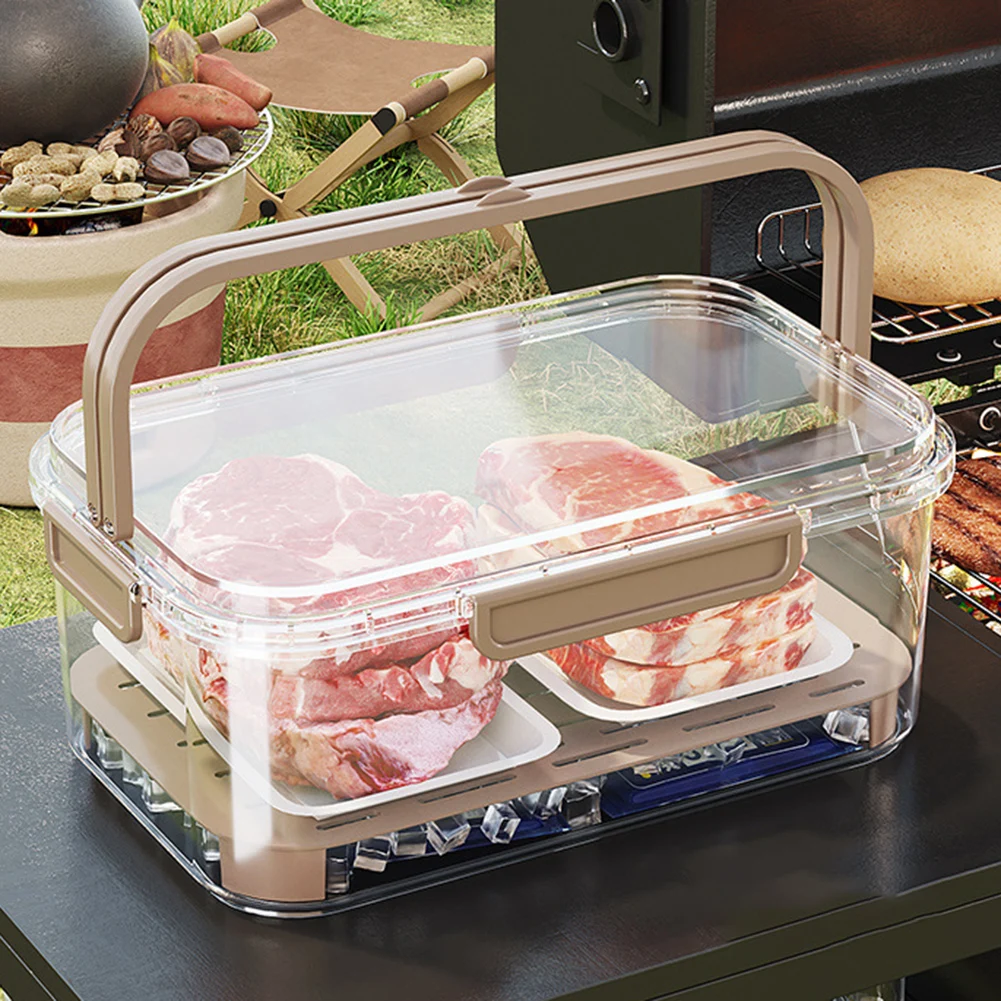 ภาชนะเก็บอาหารแบบพกพาขนาดใหญ่ค - Camping Cooking Food บทวิจารณ์และราคา