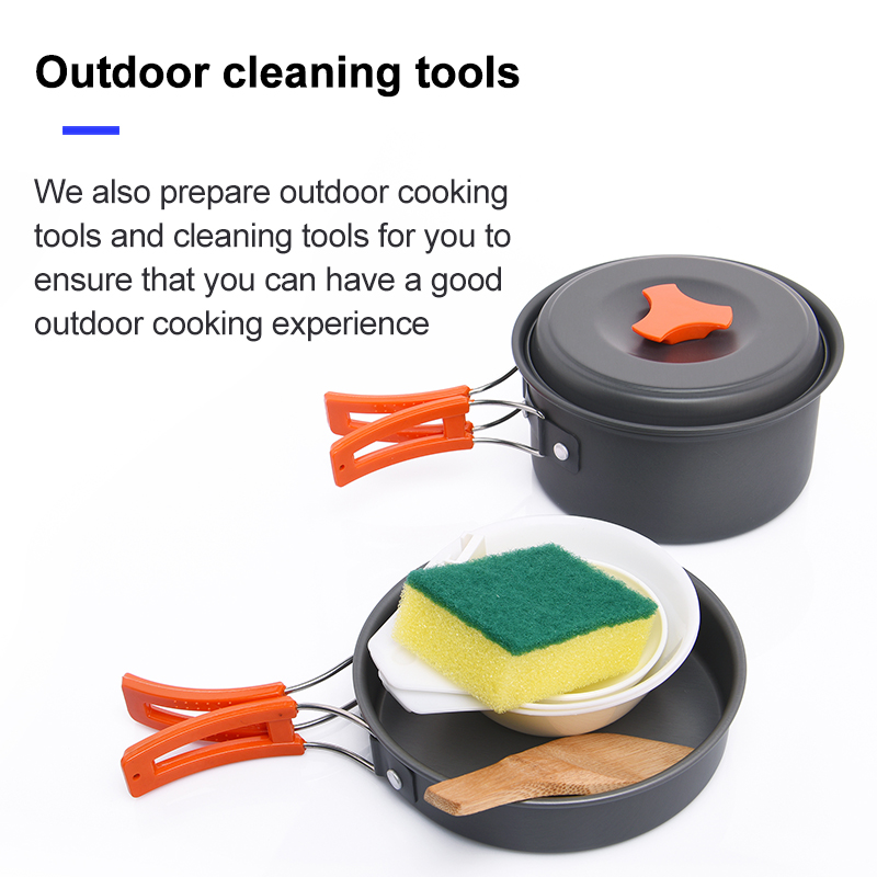 Widea เครื่องใช้บนโต๊ะอาหารสำห - Camping Cooking Pot Set บทวิจารณ์และราคา