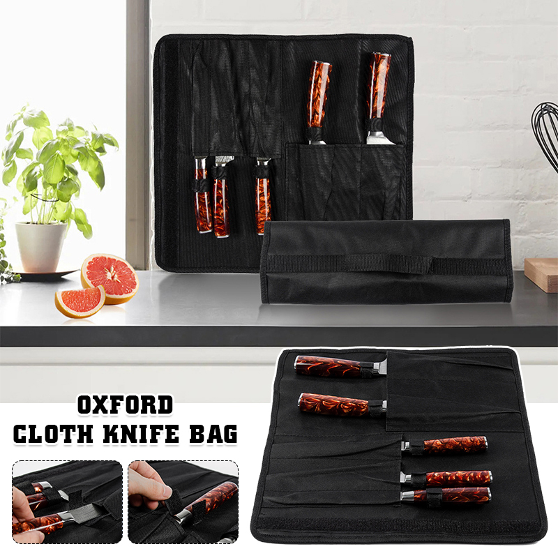 กระเป๋าใส่มีดกันน้ำผ้าอ็อกซ์ฟอ - Camping Cooking Utensil Roll บทวิจารณ์และราคา