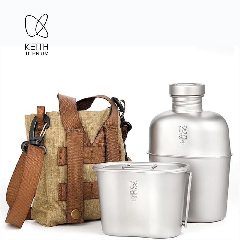 KEITH ชุดอุปกรณ์ทำอาหารและขวดน - Camping Cooking Pot Set บทวิจารณ์และราคา