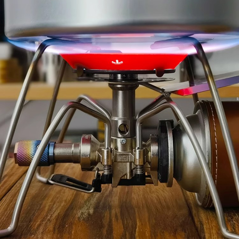 แผ่นกันลมใช้แก๊สไทเทเนียมน้ำหน - Cooking On Camping Stove บทวิจารณ์และราคา