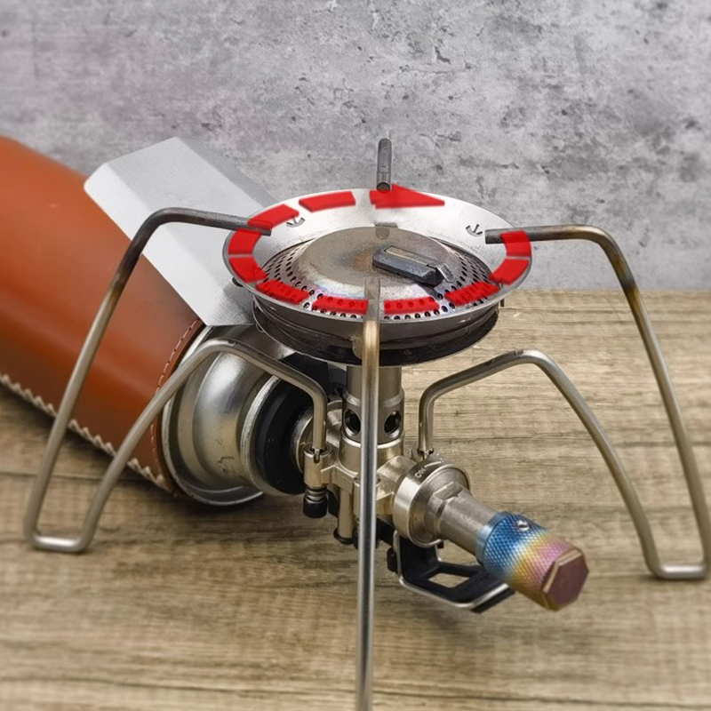 แผ่นกันลมใช้แก๊สไทเทเนียมน้ำหน - Cooking On Camping Stove บทวิจารณ์และราคา