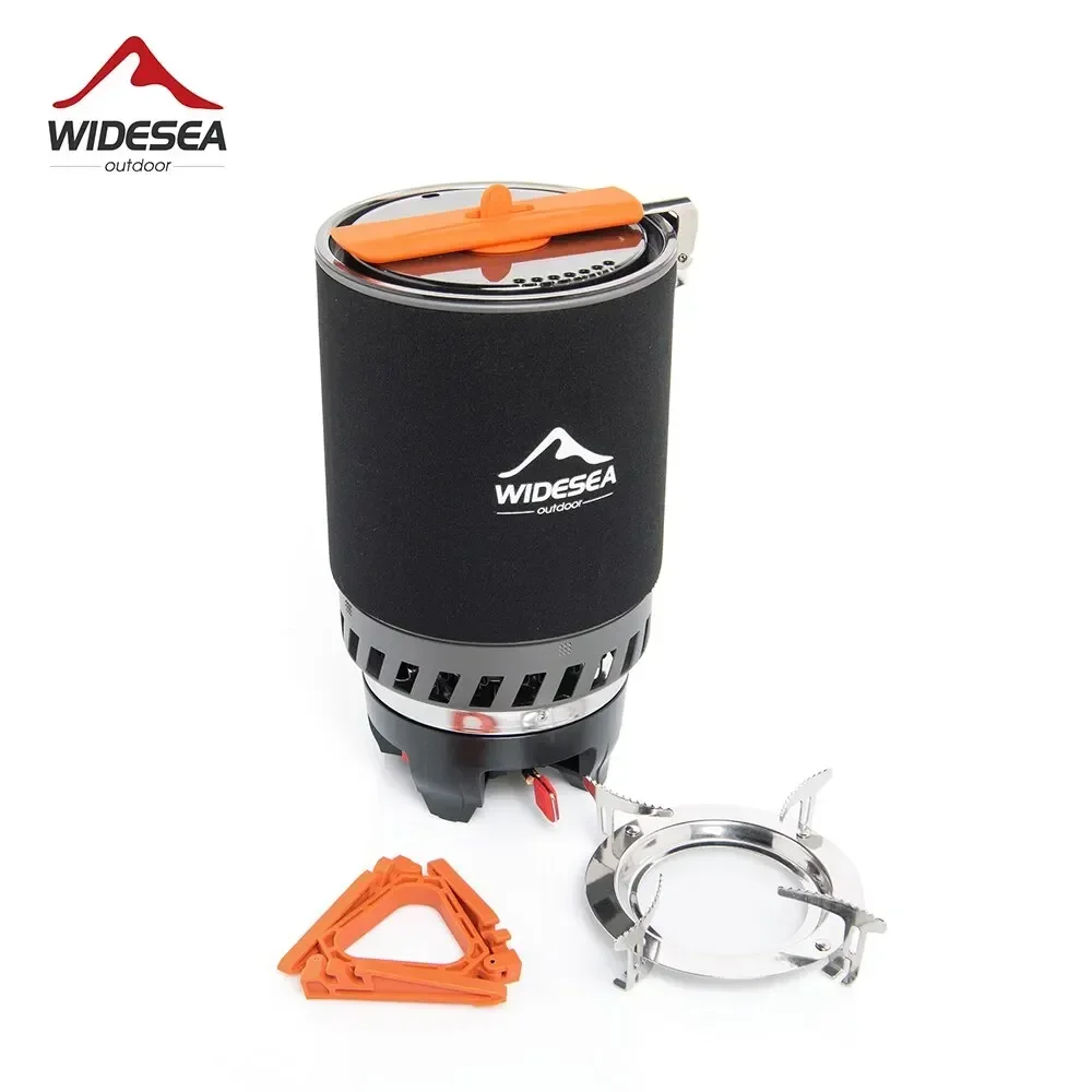 เตาแก๊ส Widesea พร้อมหม้อ ถ้วย - Camping Cooking One Pot บทวิจารณ์และราคา