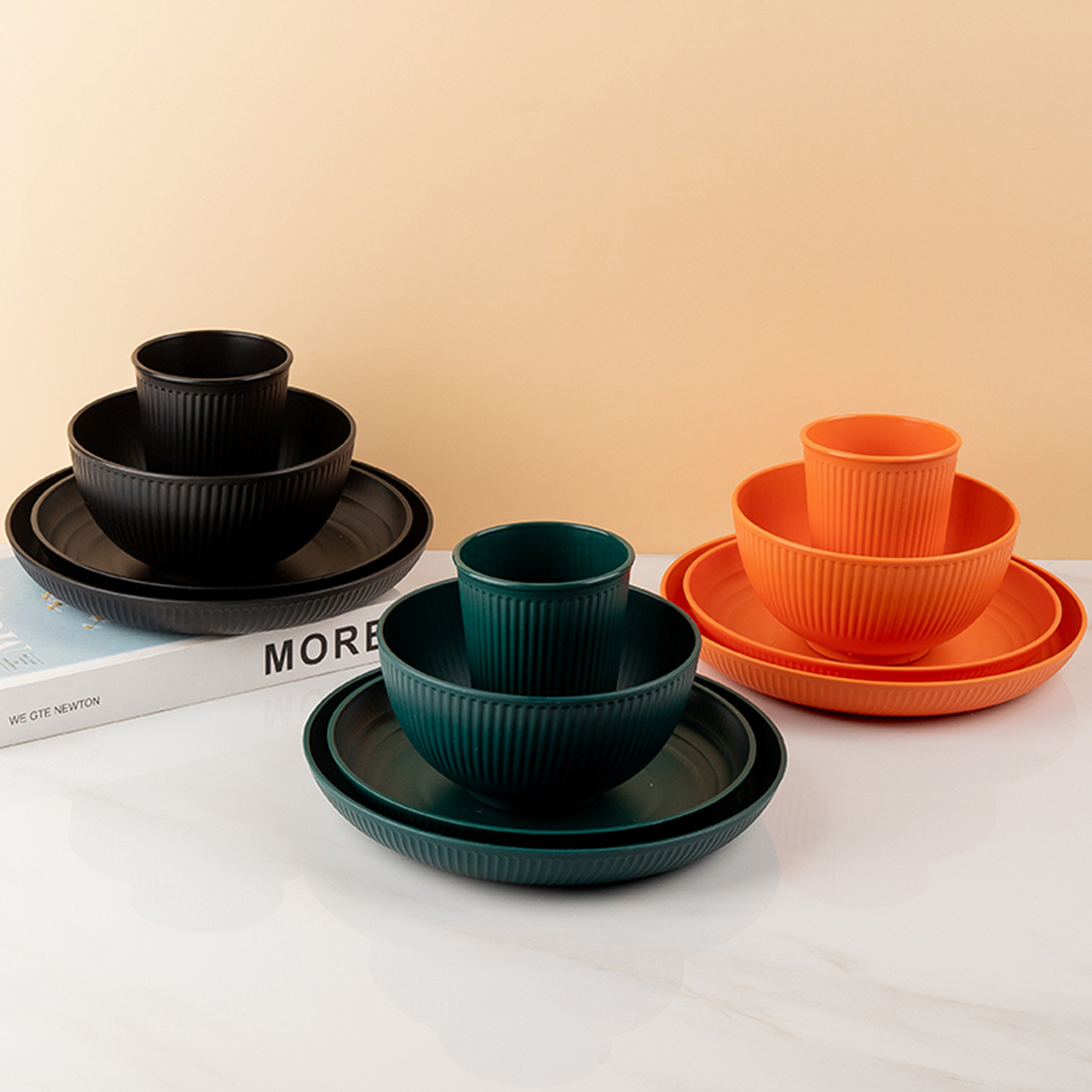 ฟางข้าวสาลีชุดช้อนส้อม 4 ชิ้น/ - Camping Cooking And Eating Set บทวิจารณ์และราคา